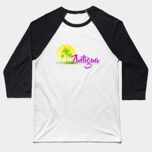 Life's a Beach: Antigua Baseball T-Shirt